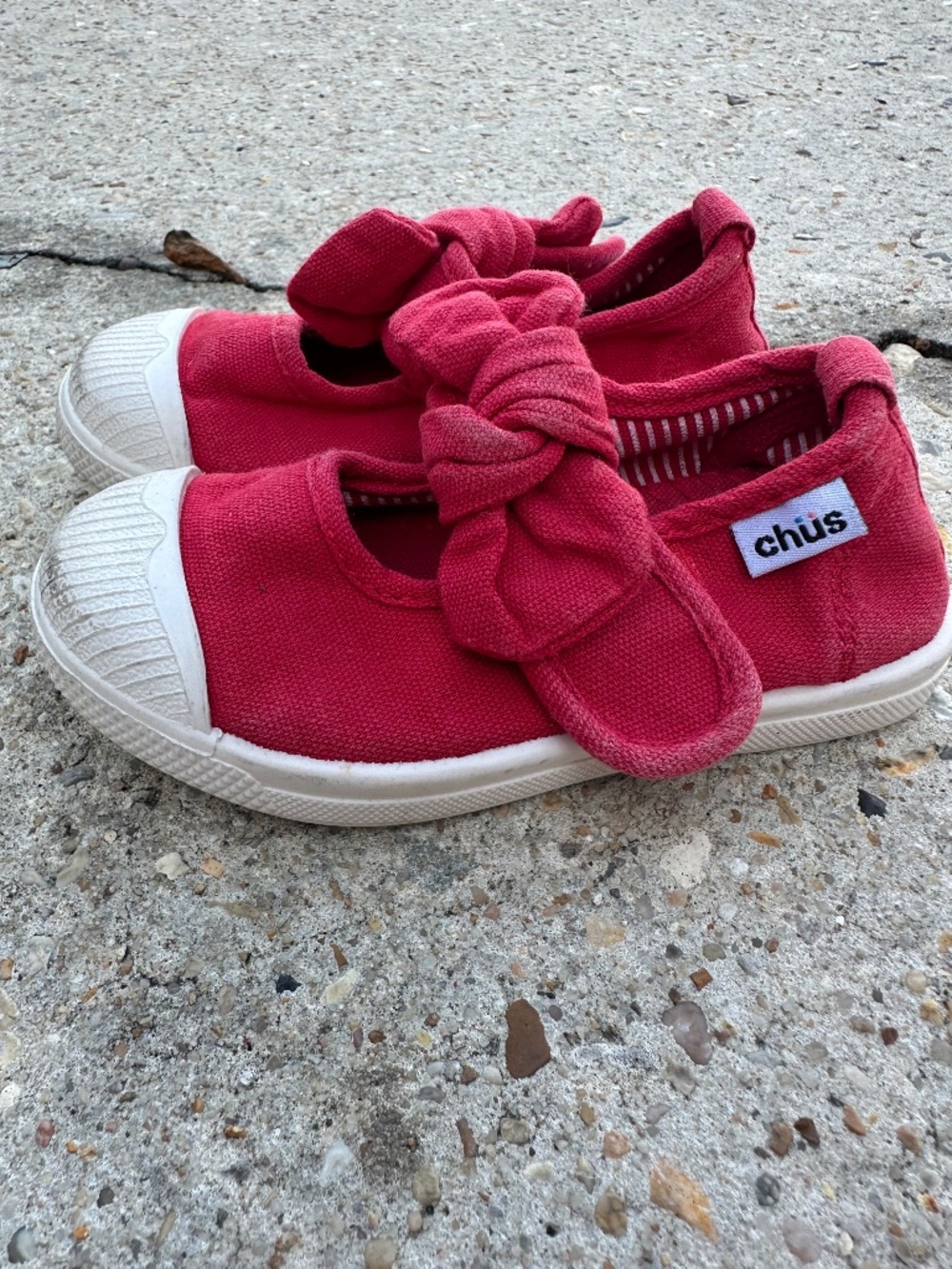 CHUS Toddler red sneakers